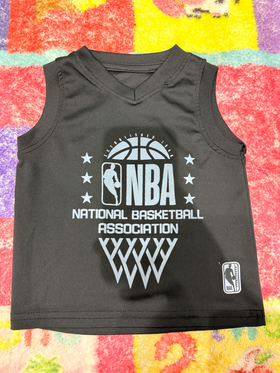 NBA Kids Black Sleeveless Shirt – Size 2T