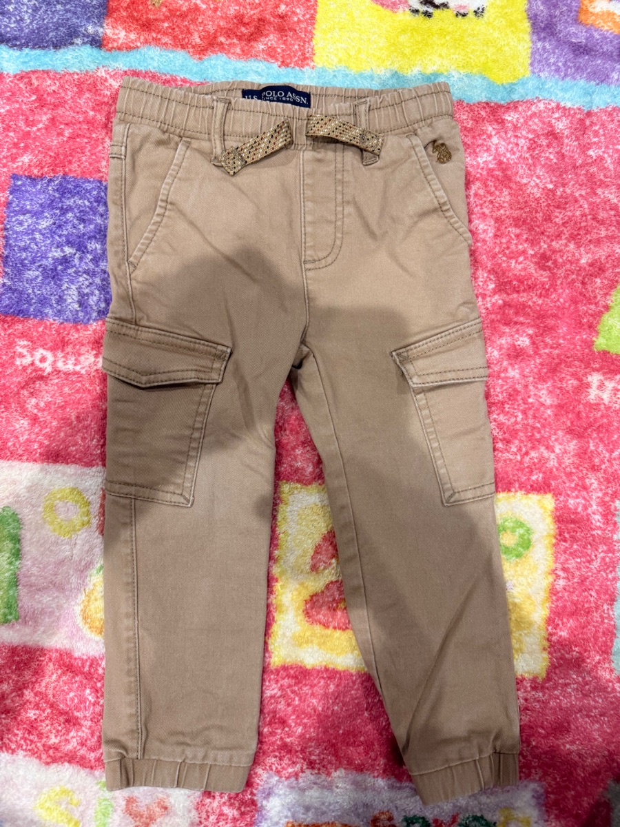 U.S. Polo Assn Kids Pants 3T Beige Casual