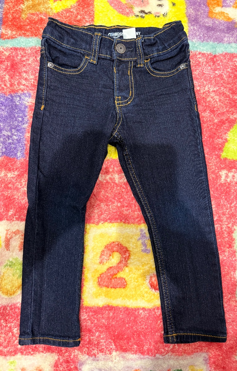 OshKosh B’gosh Kids Jeans 3T Dark Blue Skinny – Toddler