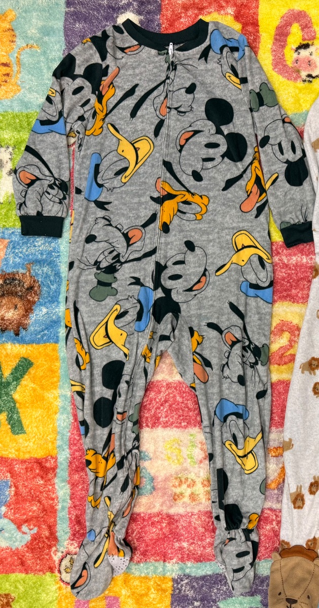 Disney Mickey & Friends Footed Pajama 5T Toddler
