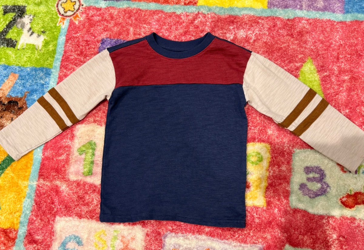 4T Toddler Long Sleeve Shirt Thick Fabric
