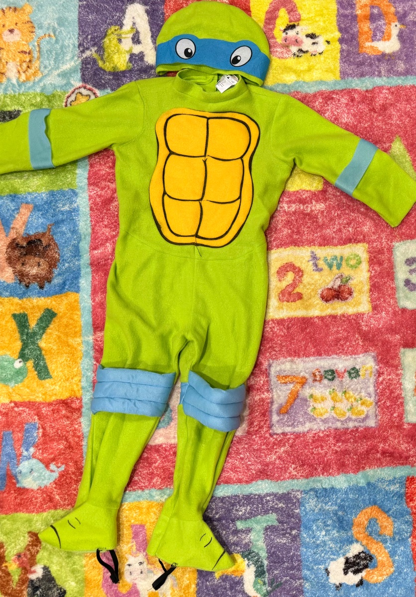 Teenage Mutant Ninja Turtle Leonardo Costume 4T – Mask Included