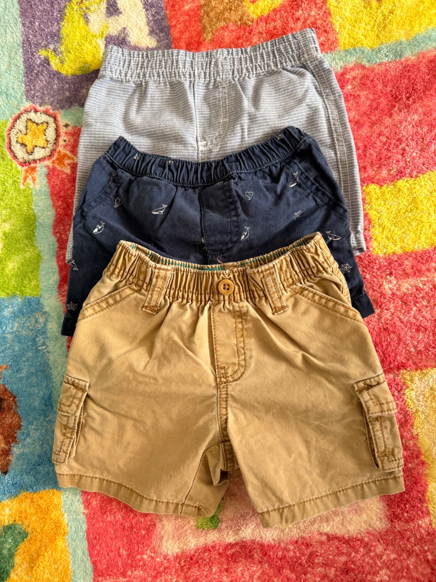 Shorts 12 Meses – Gymboree, Náutica & Carter’s (Pack de 3)