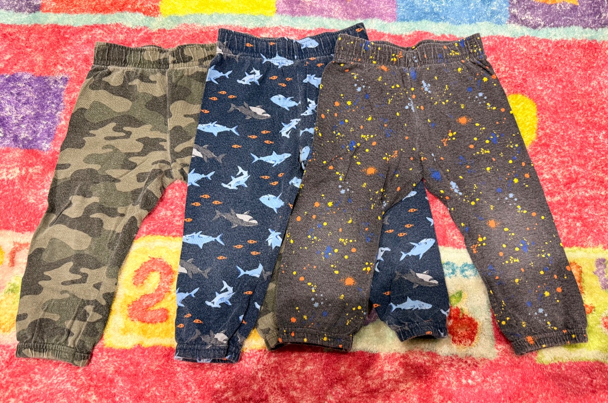 3 Toddler Pants 18M (Joggers Set)