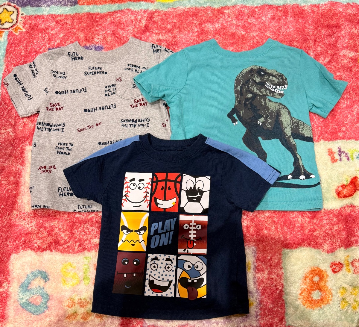 Toddler Boys T-Shirts Bundle 18M