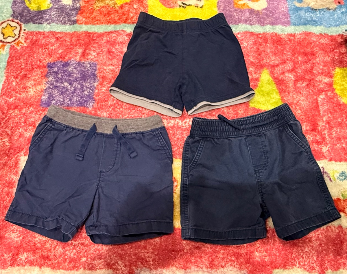 Toddler Boys Blue Shorts Bundle 18M