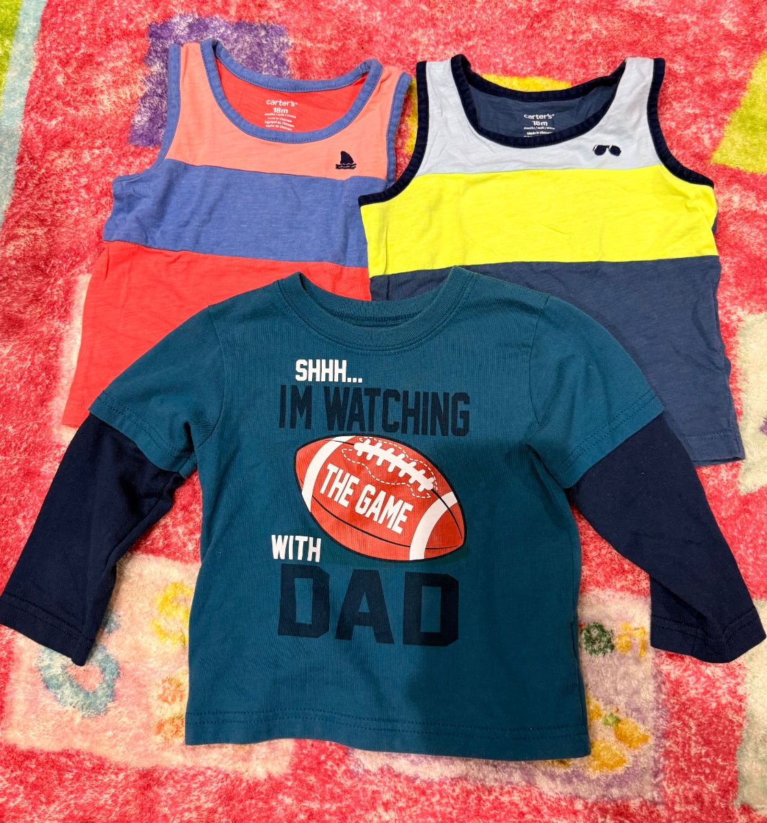 Toddler Boys T-Shirts Bundle 18M