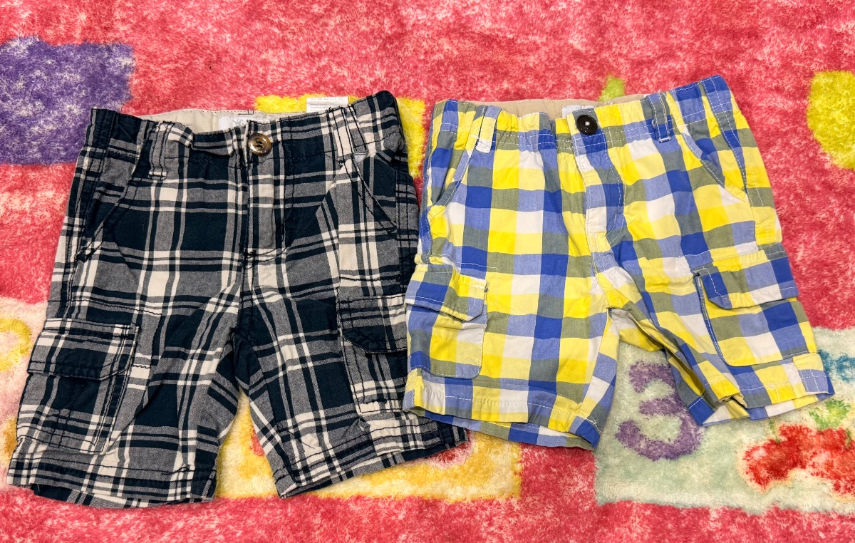 EPK Toddler Boy Shorts 18M Plaid