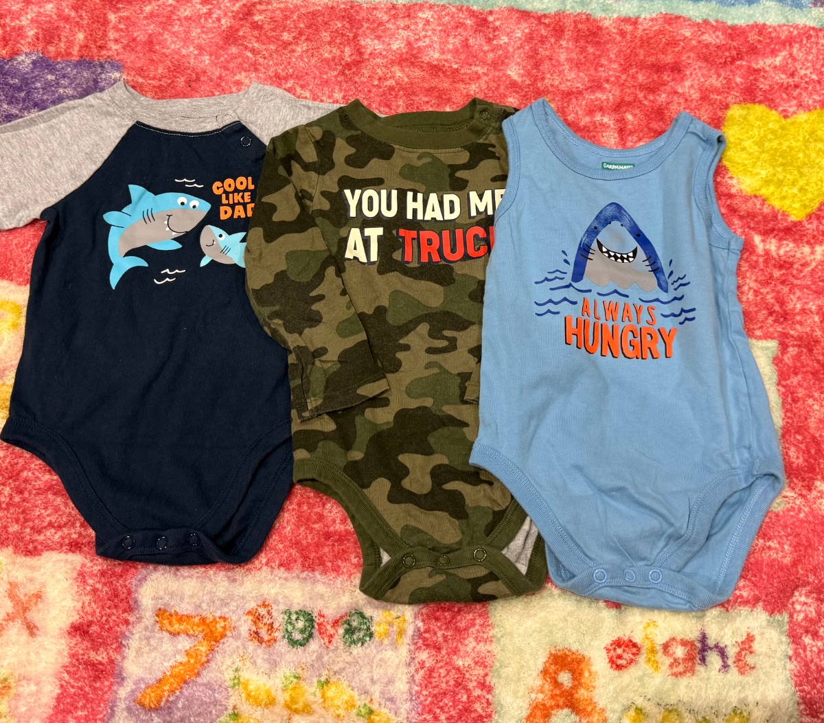 3 Toddler Boys Onesies 18M Bundle