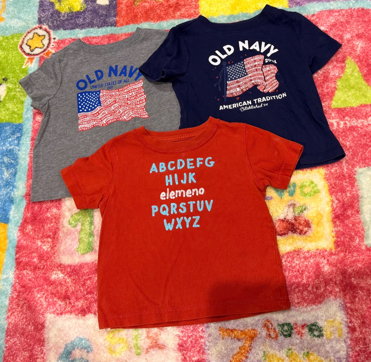 Toddler Boys T-Shirt Set 12-18M (3 pcs) Old Navy & Gymboree