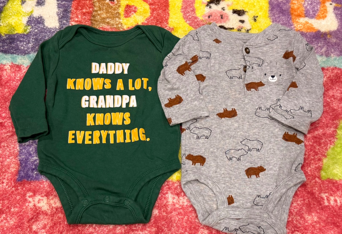 Carter’s Baby Bodysuit Set 0–3 Months