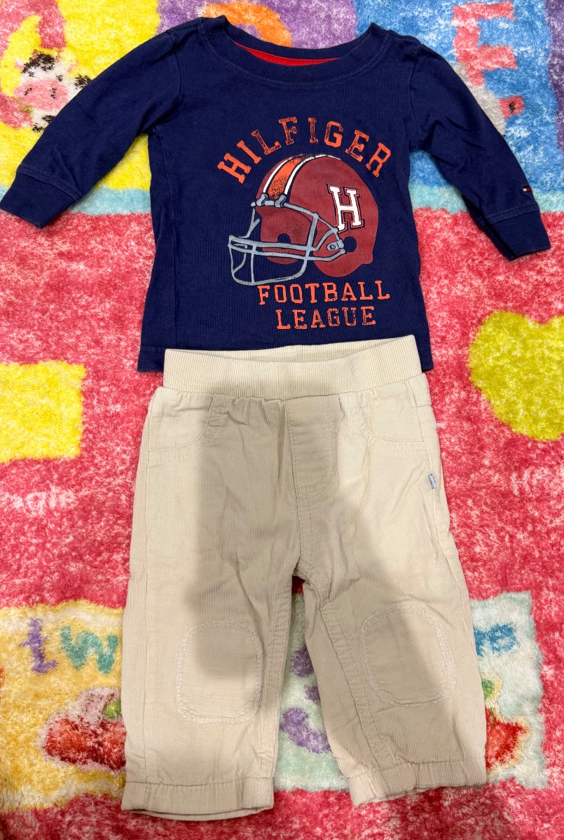 Tommy Hilfiger & Babaluno 2-Piece Outfit – 3–6 Months