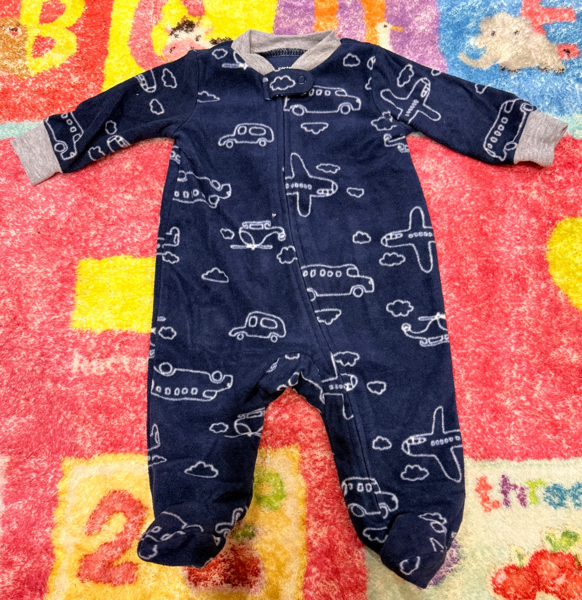 Carter’s Fleece Footed Sleeper – 3 Months