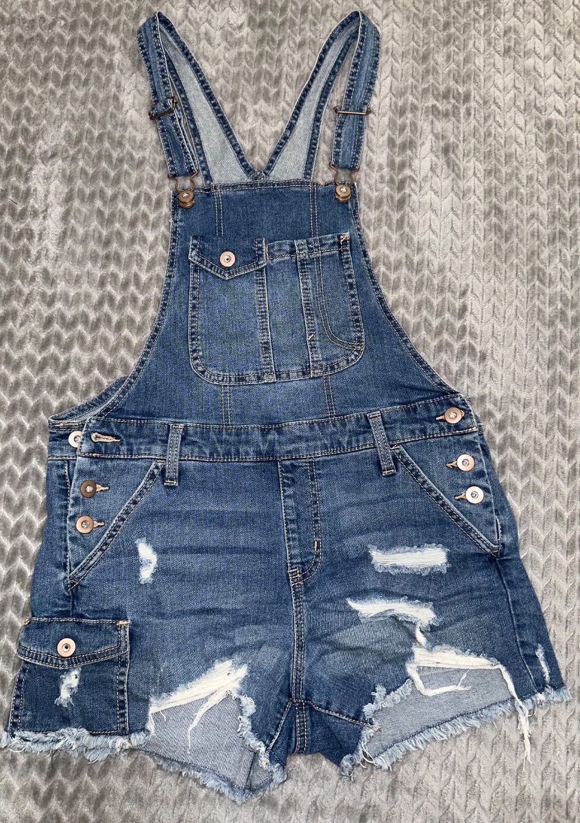 Denim Sleeveless Top – Medium Wash – Size Medium