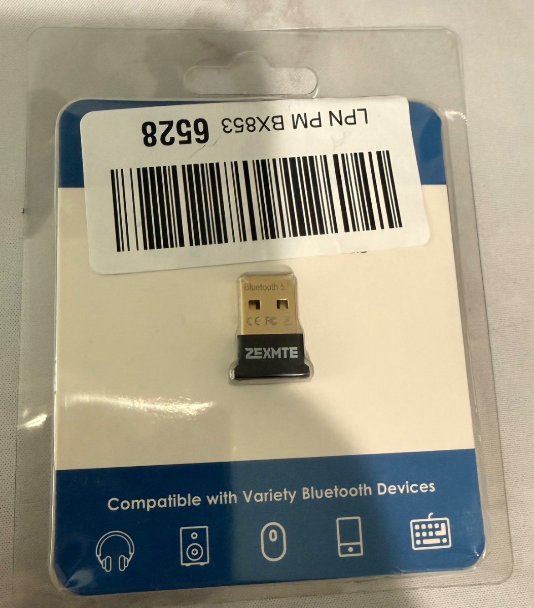 USB Bluetooth 5.0 Adapter (ZEXMTE)
