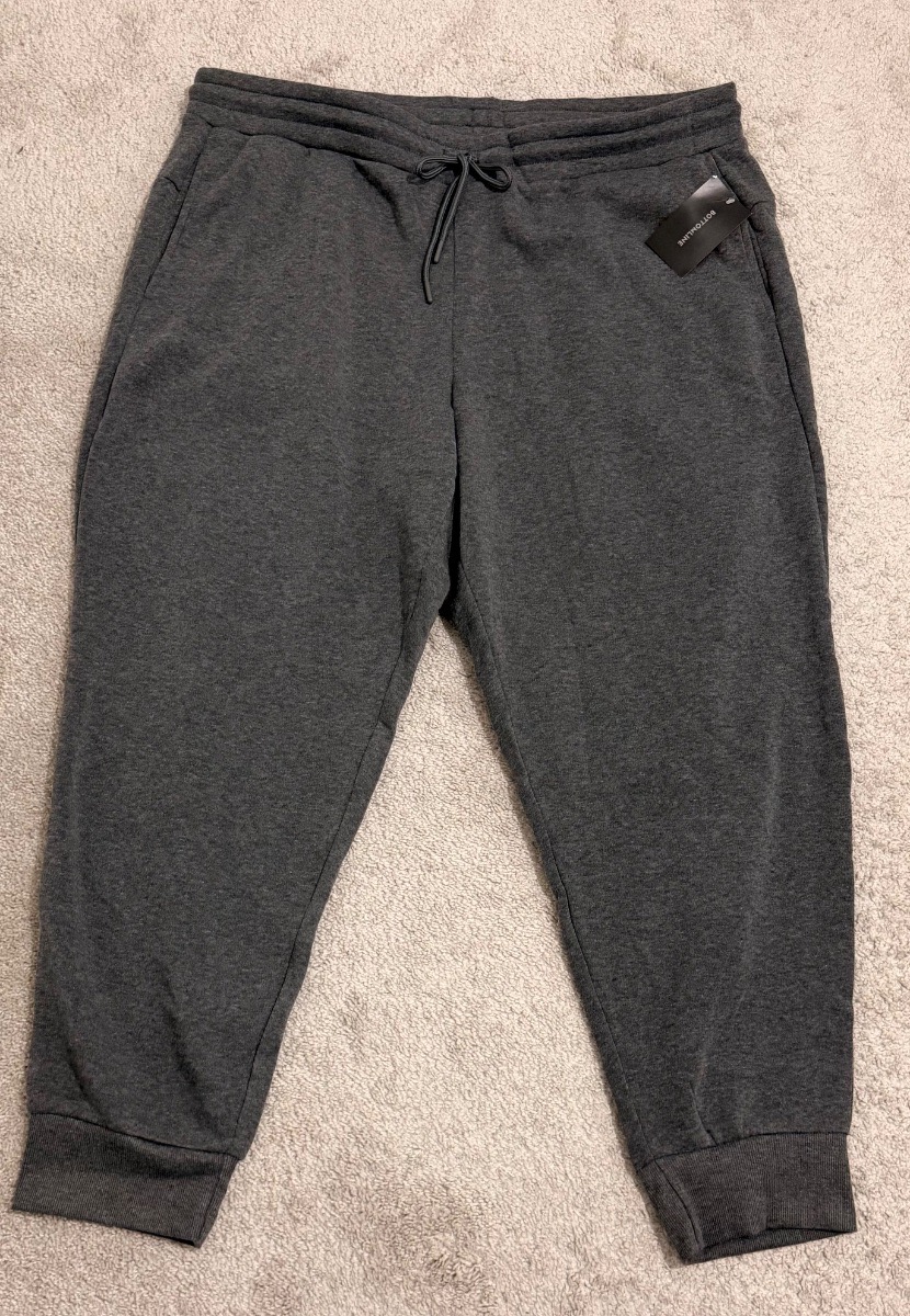 Bottoline Men’s Gray Sweatpants Size 3X Comfortable Jogger Pants New With Tags for sale in Sealy, TX