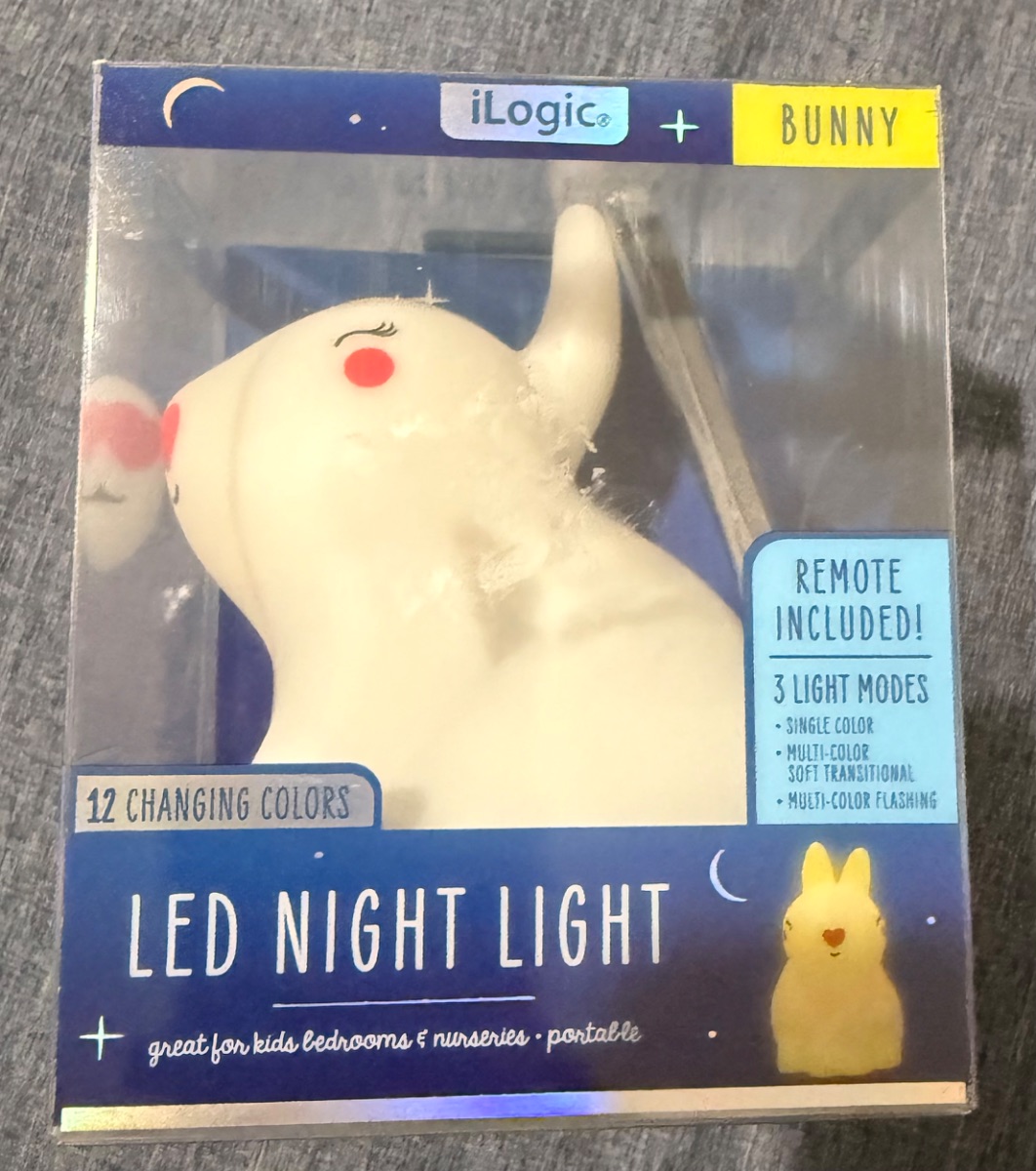The Bunny Squishy Night Light for Kids