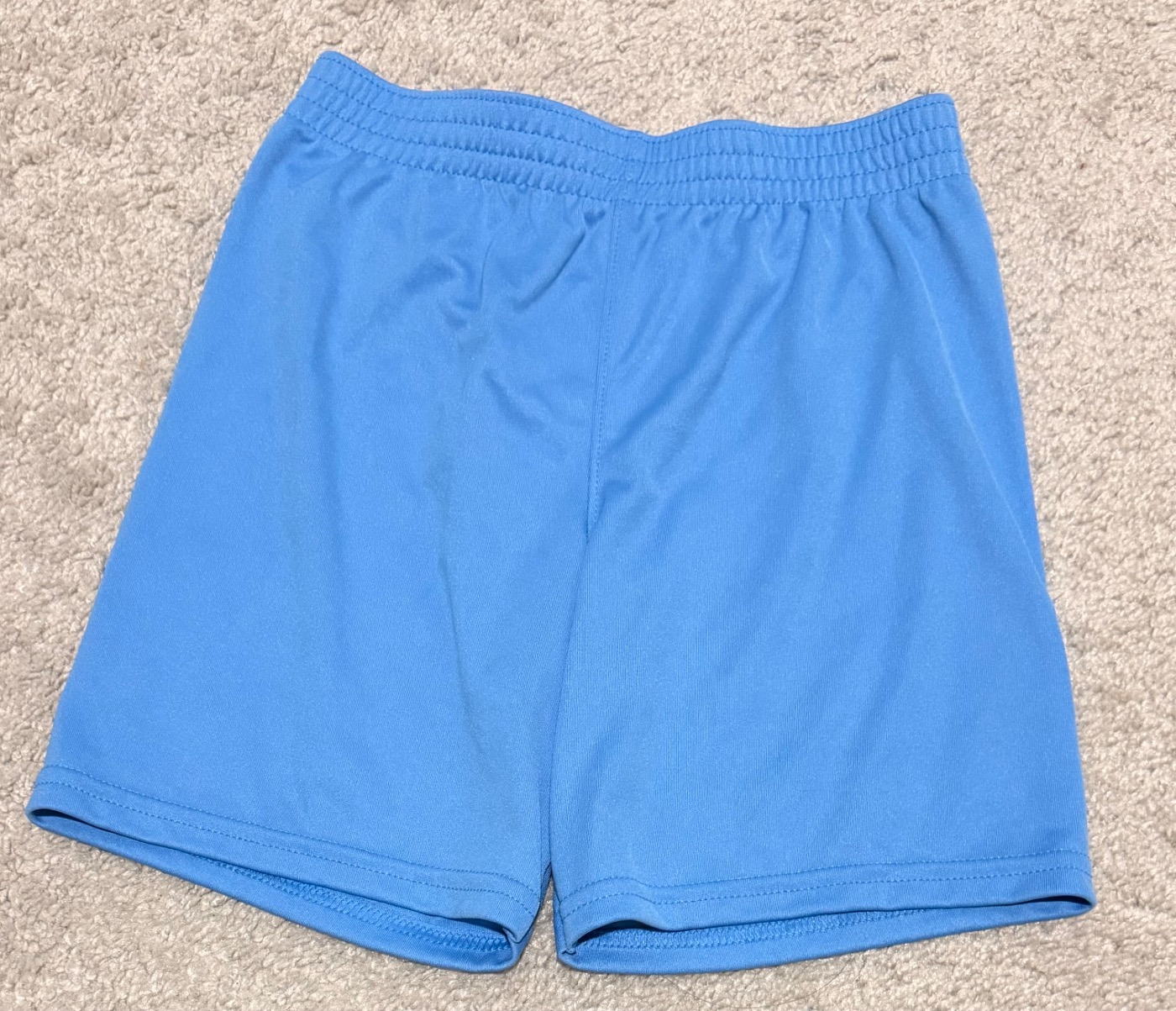Kids Blue Athletic Shorts Size 4T Lightweight Elastic Waist Casual Activewear