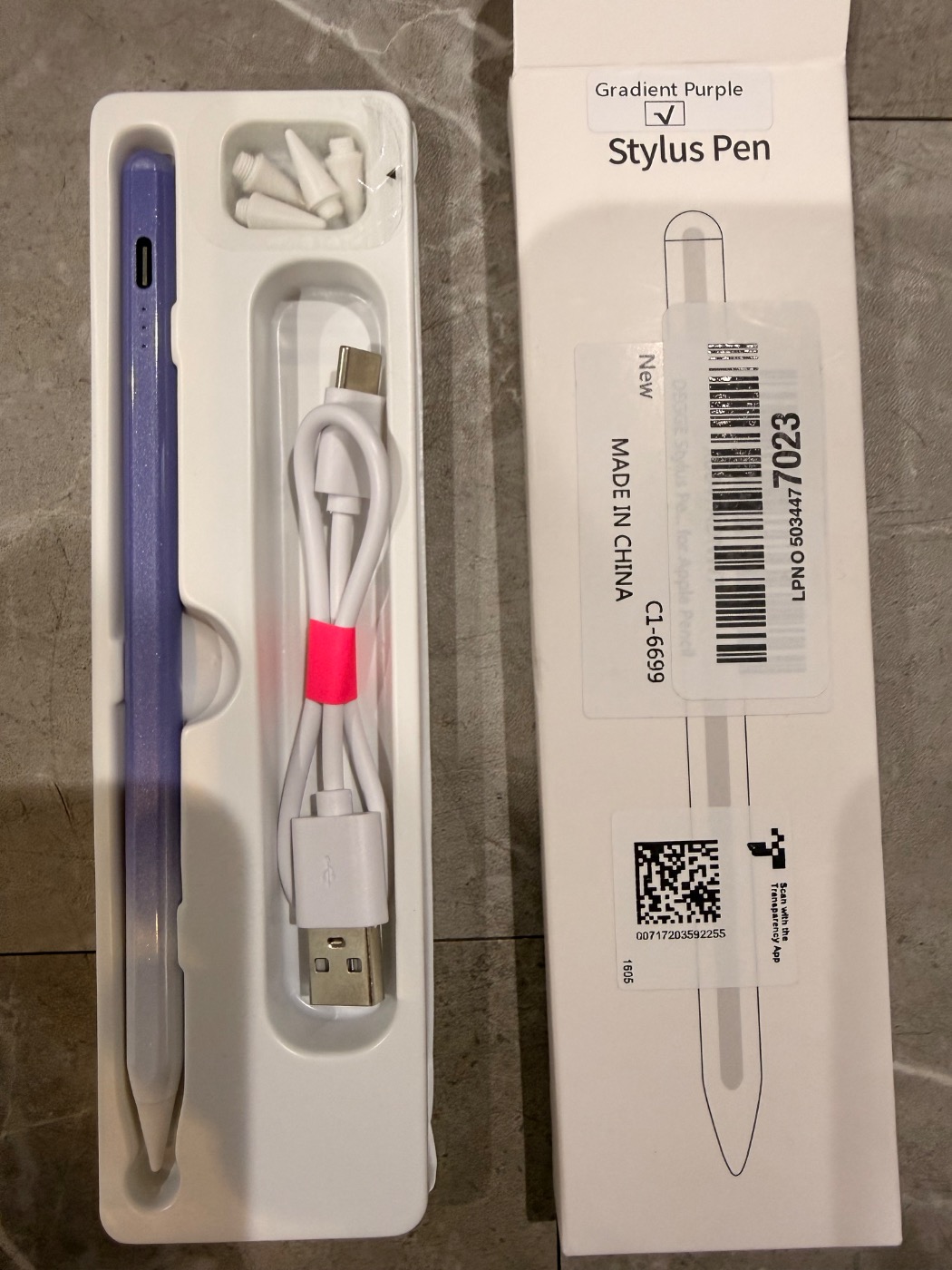Pencil for iPad Color Gradient Purple