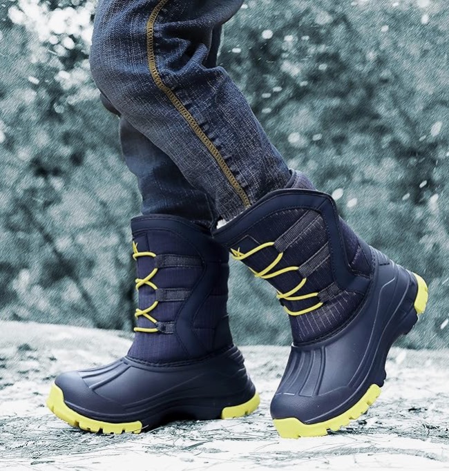 Unisex-Child Snow Boots Winter Waterproof Sizes 39 (6.5-7 US)