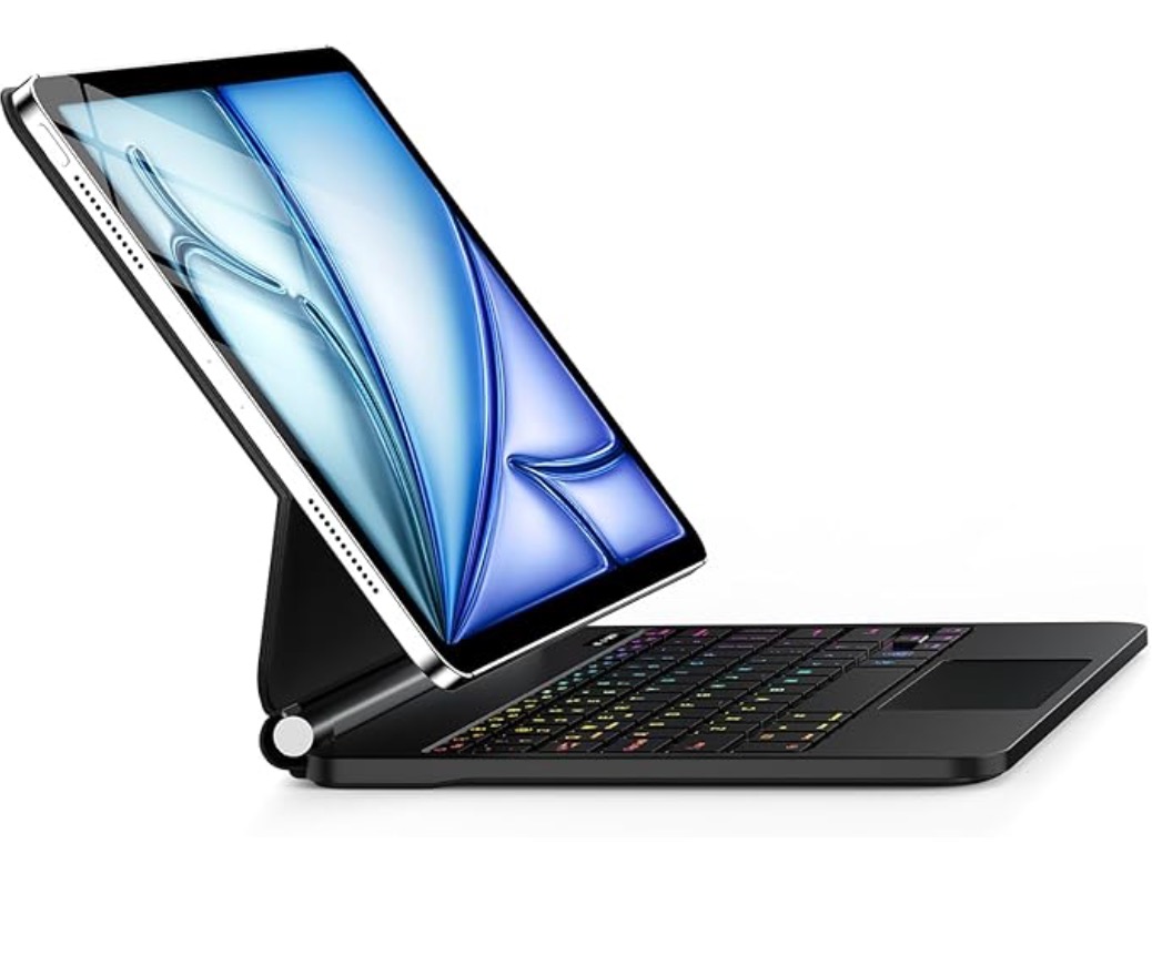 Keyboard Case for iPad Air 13 inch (M4/2026 /M3 2025/M2, 2024),iPad Pro 12.9 inch (3/4/5/6th Gen)