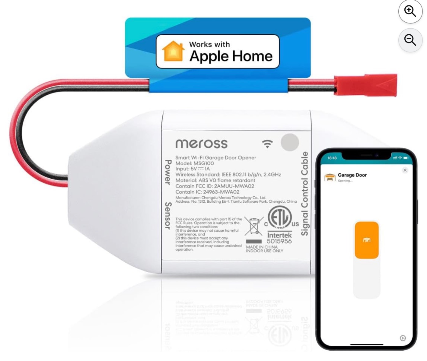 Smart Garage Door Opener Remote