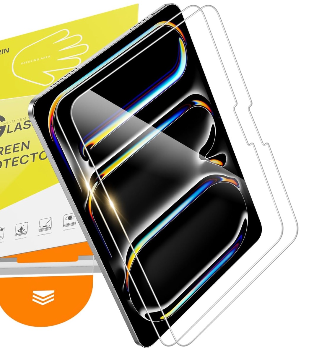 2 Pack Screen Protector for iPad Pro 11 inch M5 2025/M4 2024