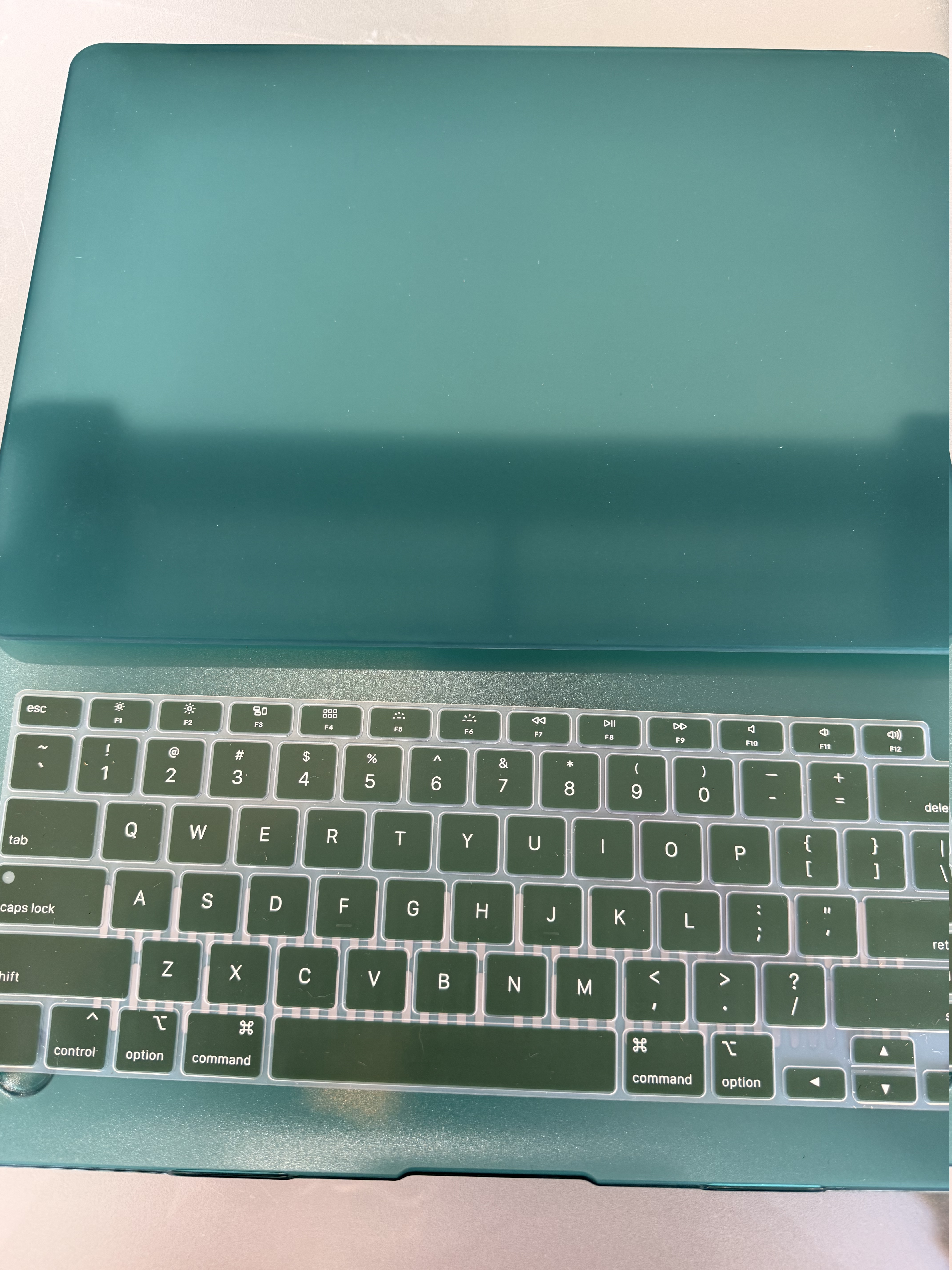 Compatible with MacBook Air 13 inch Case 2022 2021 2020 2019 2018 A2337 M1 A2179 A1932, Matte Plastic Hard Shell+Keyboard Cover+Screen Protector for MacBook Air 13.3 inch Case, Midnight Green