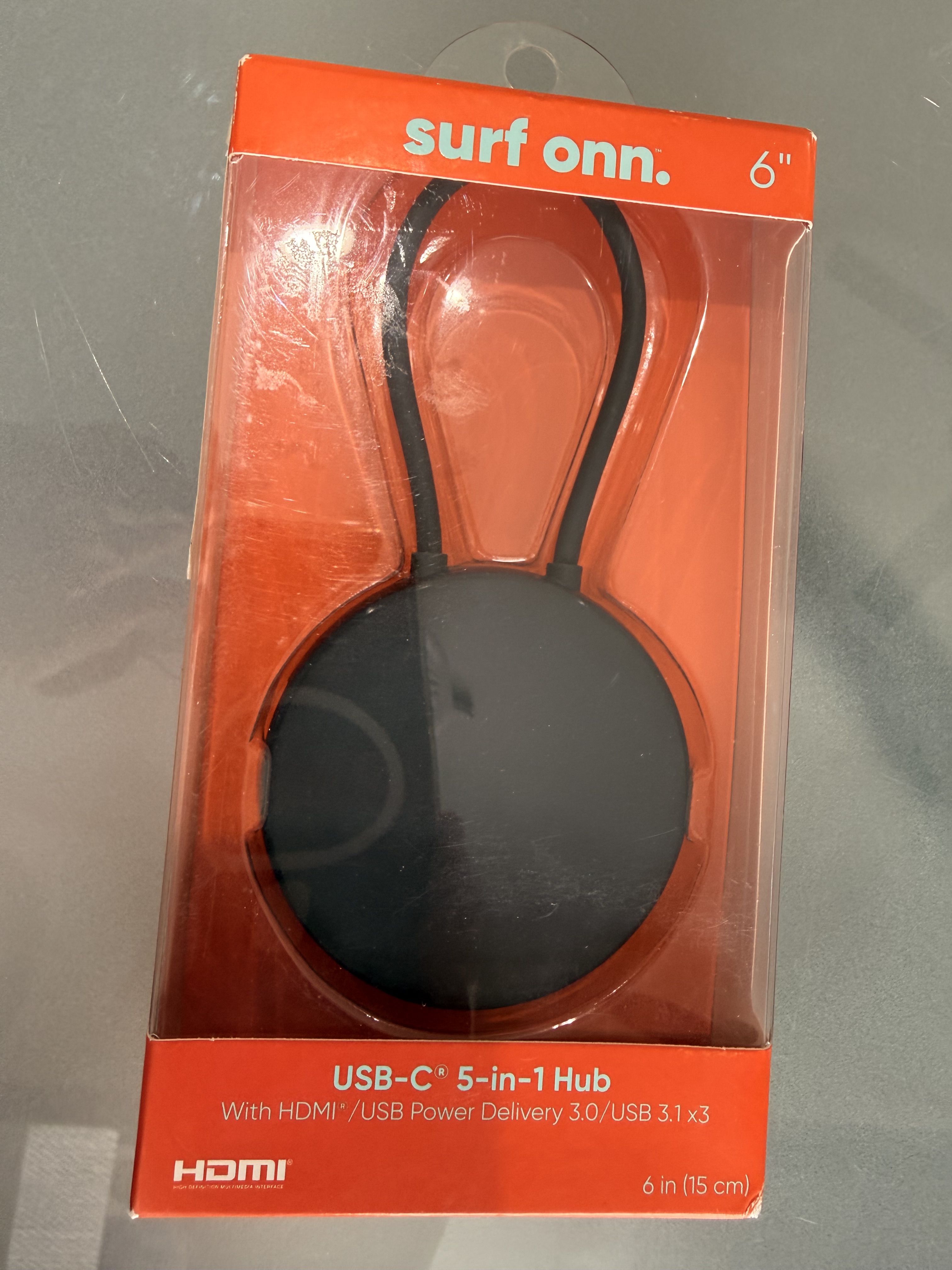 Usb-C, 5 in 1 Hub ONN
