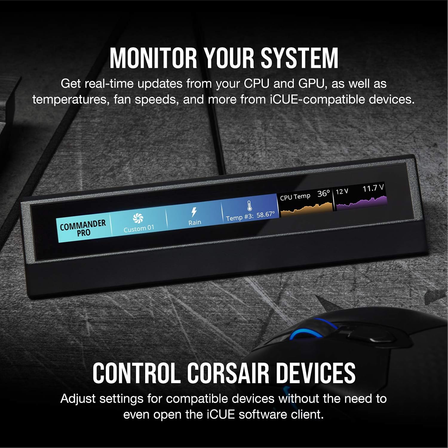 iCUE NEXUS Companion Touch Screen
