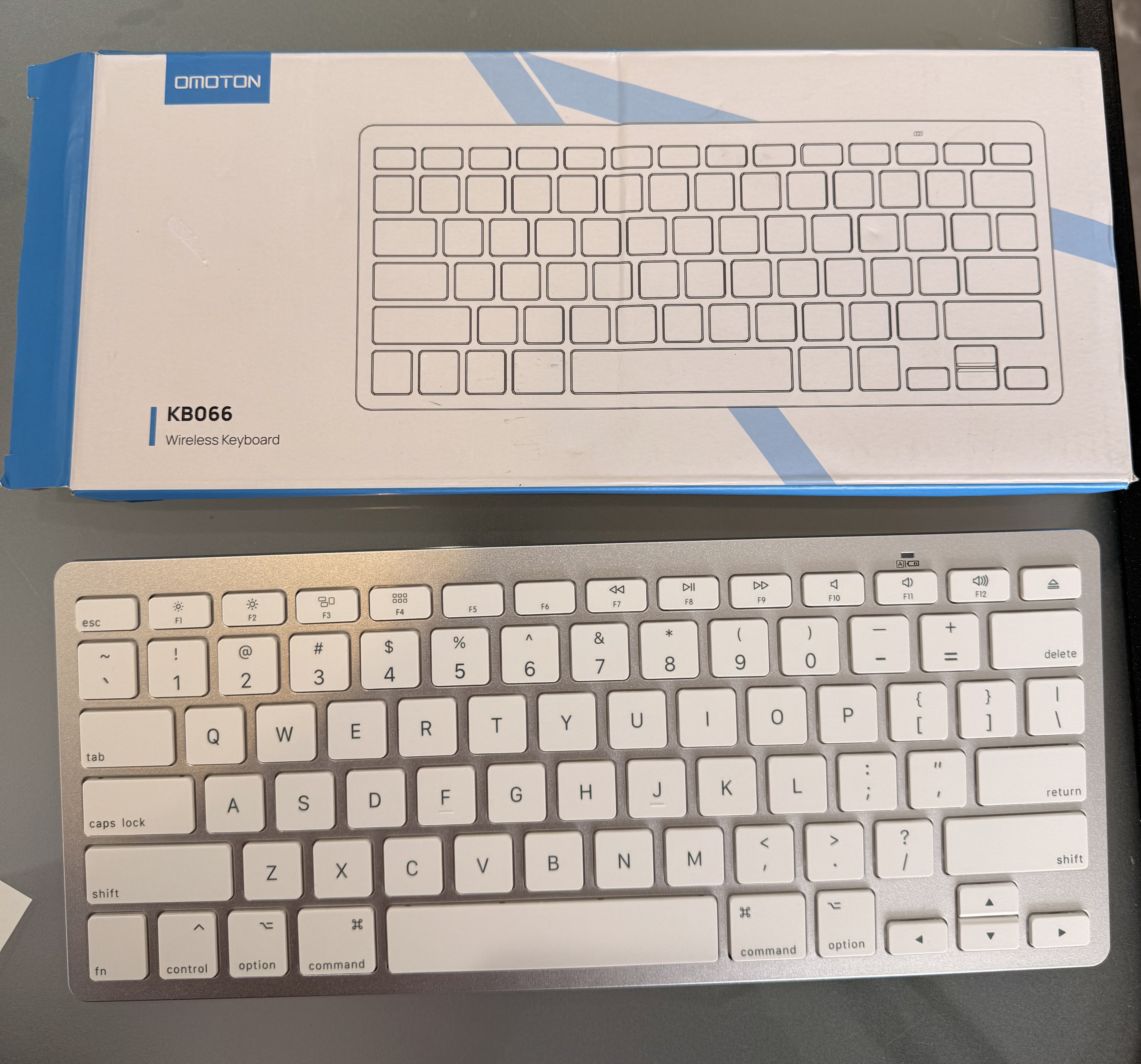 OMOTON Bluetooth Keyboard Compatible with iPad A16 11th 10th Generation, iPad 10.2 (9th/8th/7th), iPad Pro 13/12.9/11 inch, iPad Air/Mini and More iOS Devices, White