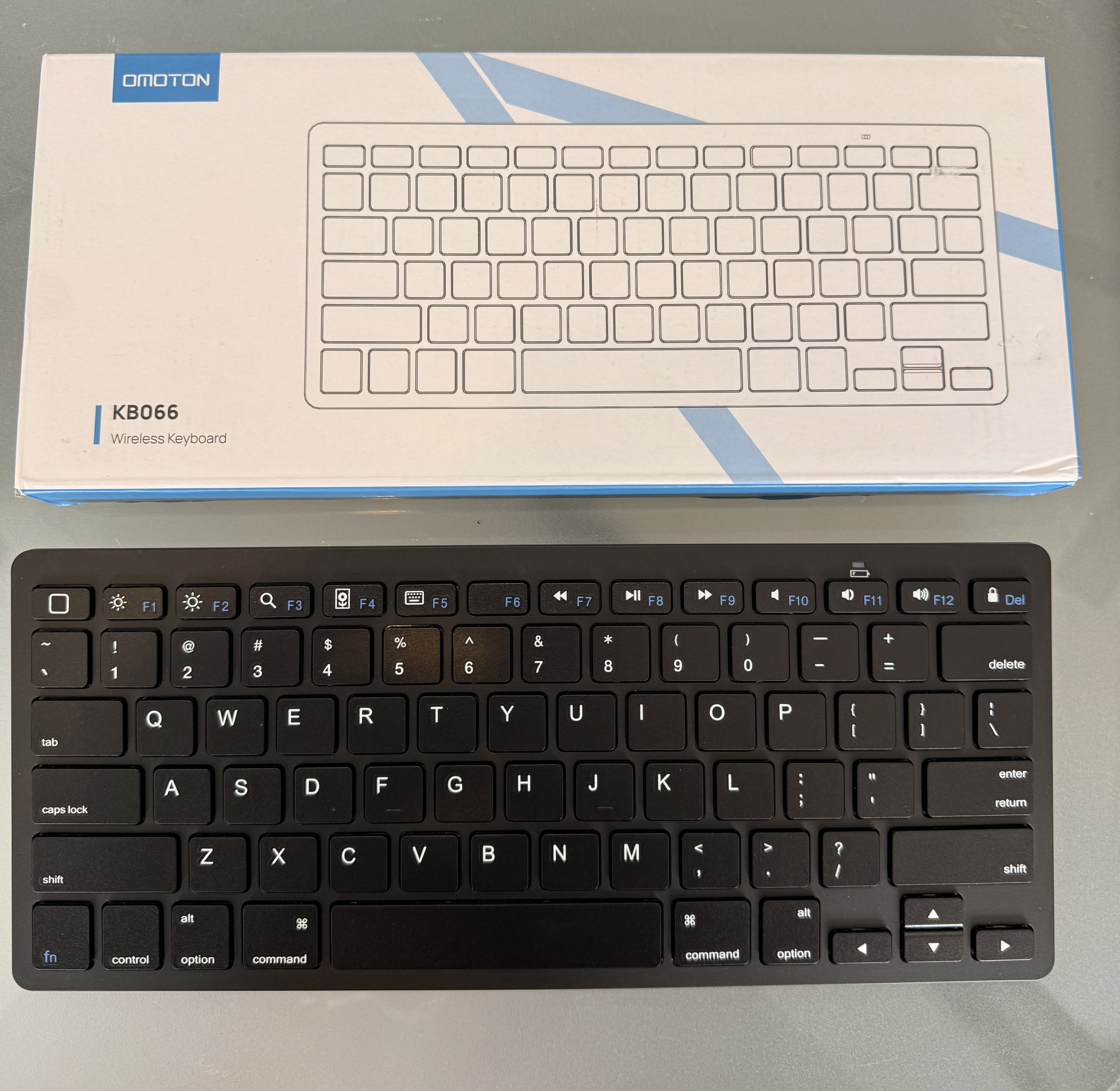 OMOTON Bluetooth Keyboard Compatible with iPad A16 11th 10th Generation, iPad 10.2 (9th/8th/7th), iPad Pro 13/12.9/11 inch, iPad Air/Mini and More iOS Devices, Black